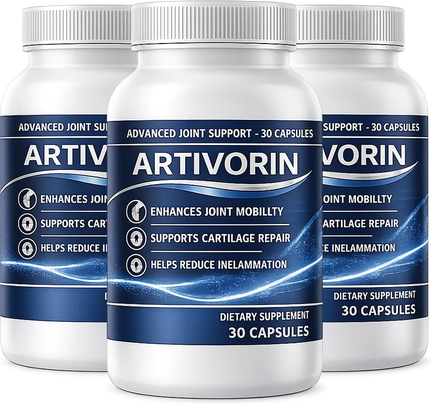 Artivorin advanced joint support capsules, 30 capsules per bottle